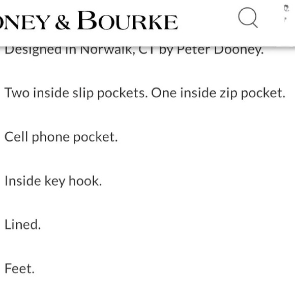 New staffiano backpack by Dooney and Bourke Never worn - Picture 5 of 6